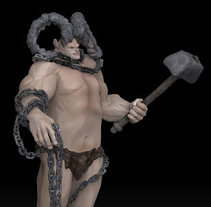 3D Character created in ZBrush