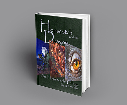 Hopscotch and the Dragon Trilogy - Novel I wrote and created artwork for the cover.  Illustrated edition is in development.